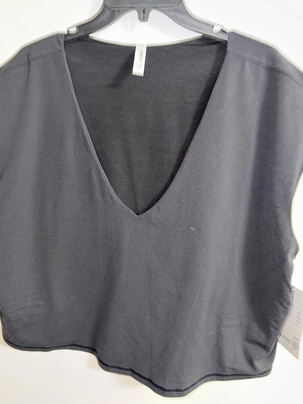 NWT lululemon Transcend Cropped Tee Short Sleeve Tee Black Size 3X NWT